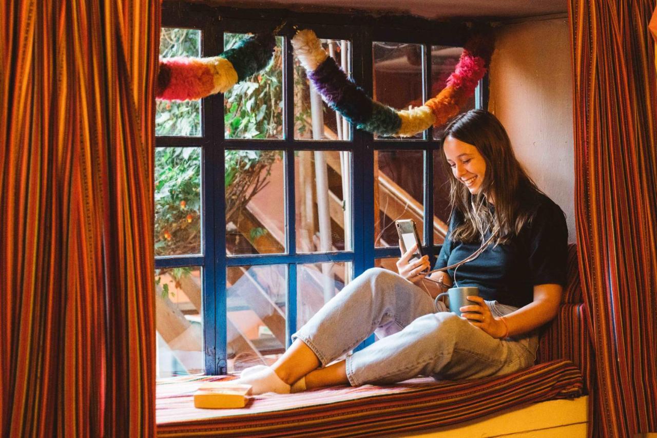 Backpacker La Bo'M Otel Cusco Dış mekan fotoğraf