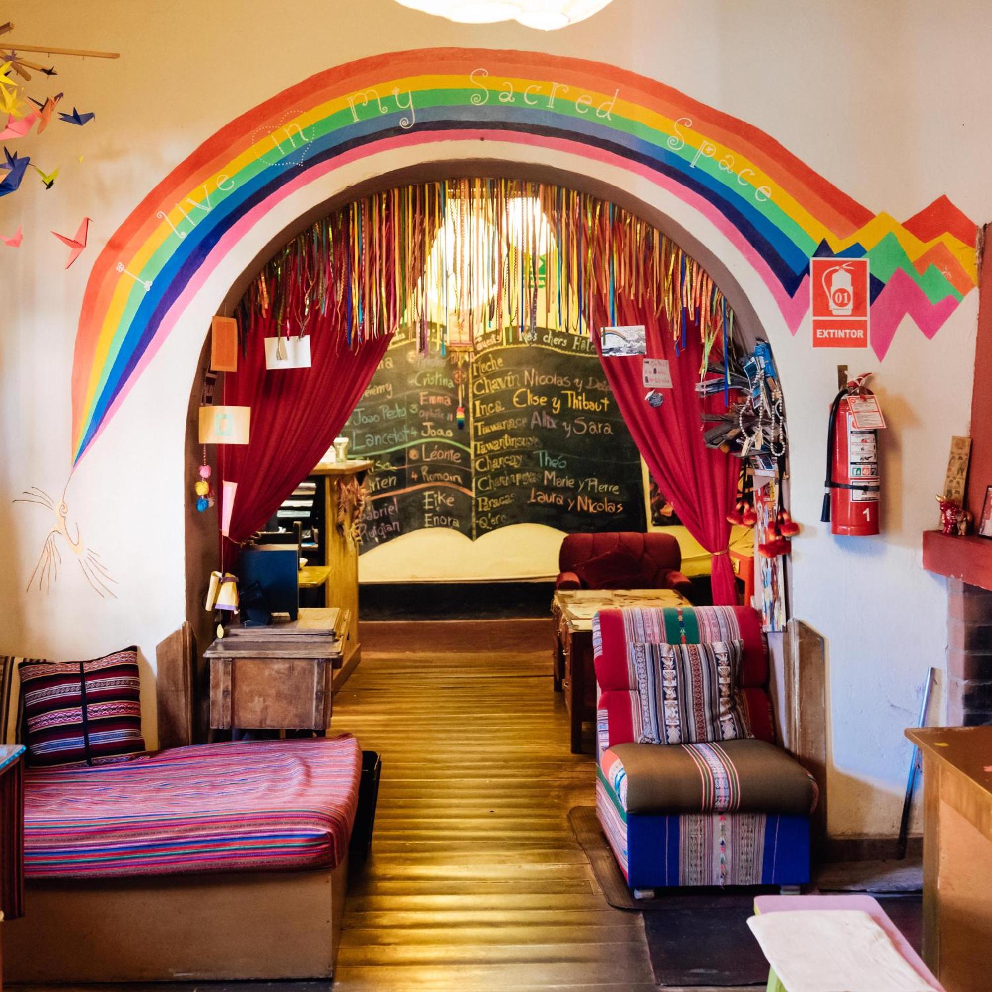 Backpacker La Bo'M Otel Cusco Dış mekan fotoğraf